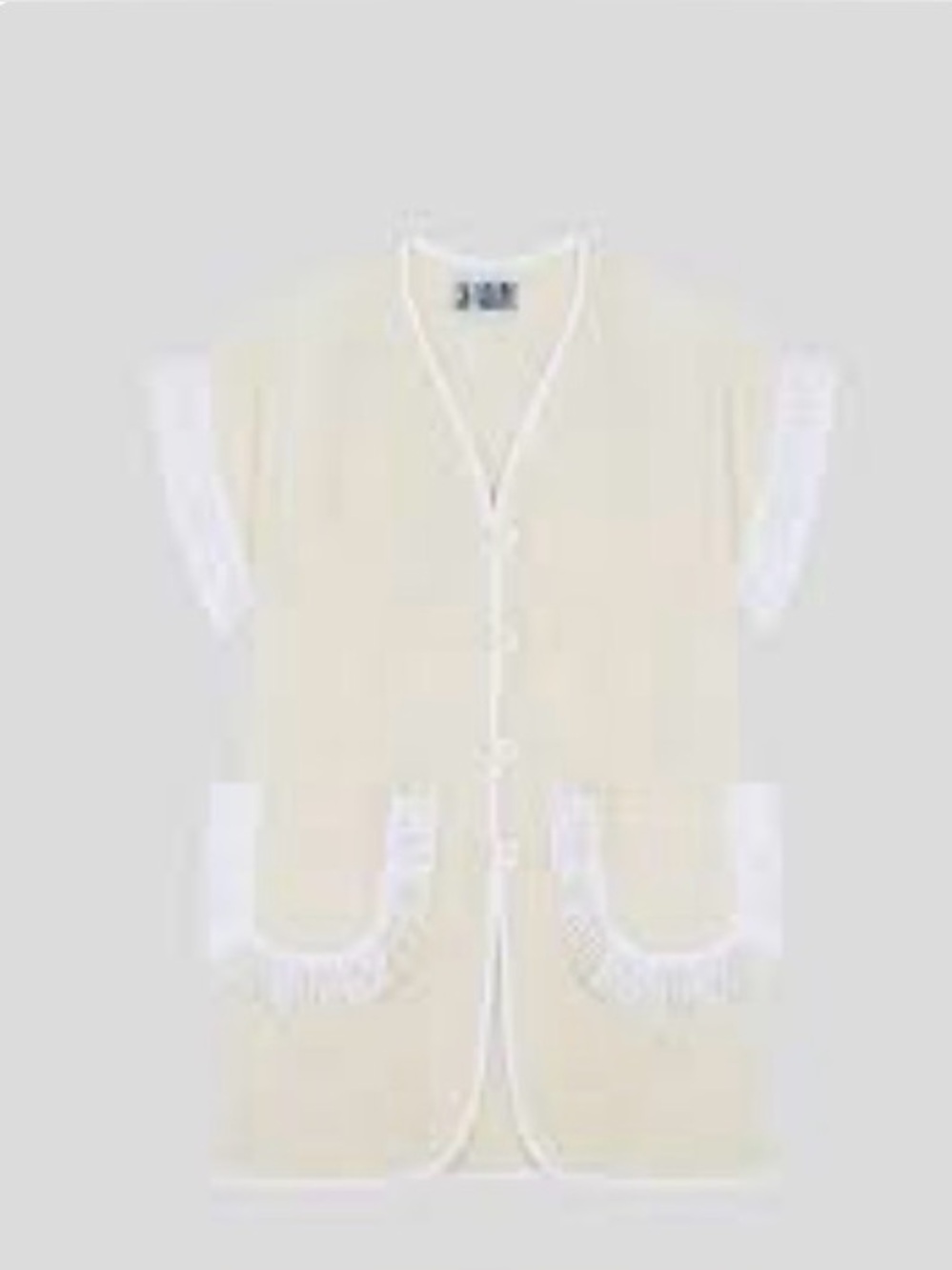 La Veste Pitaya Fringe Trim Cover Up Small Luxury
